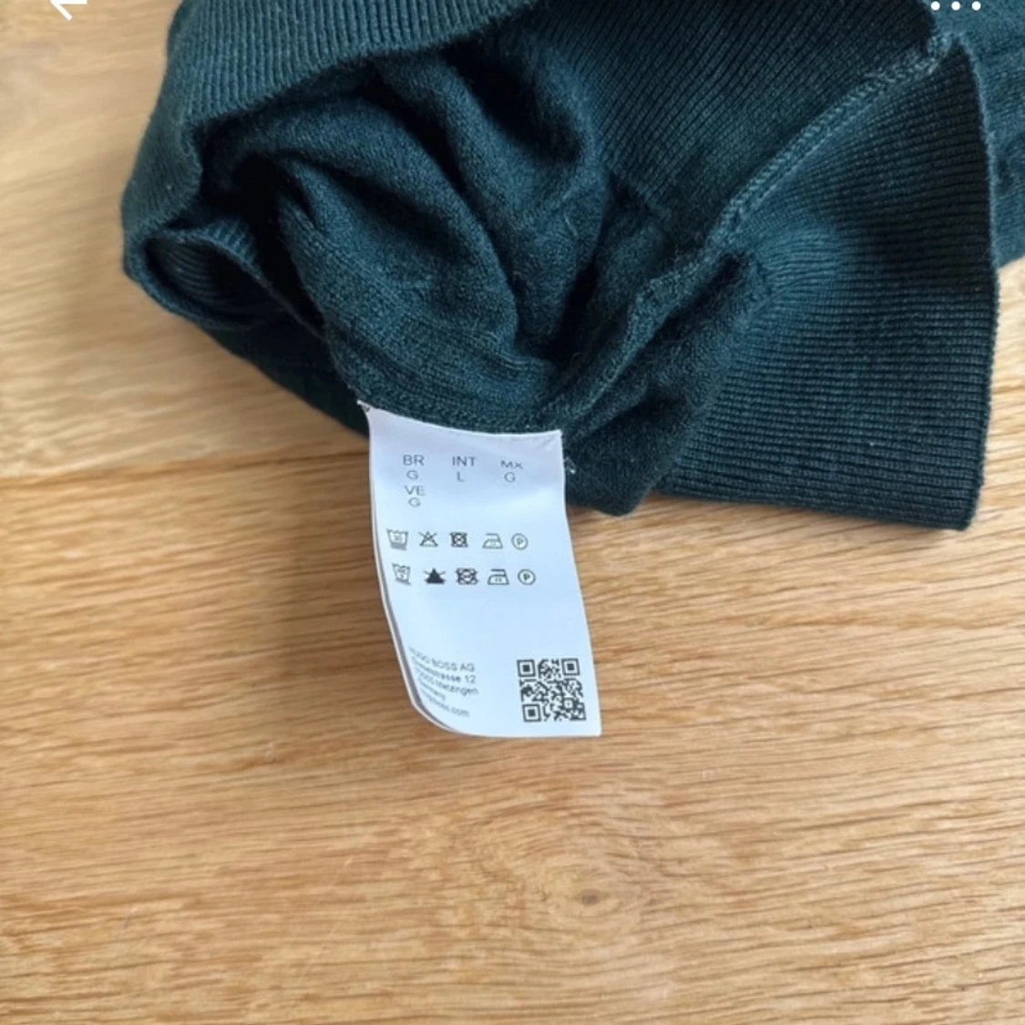 Mörkgrön merinotröja från BOSS - 3