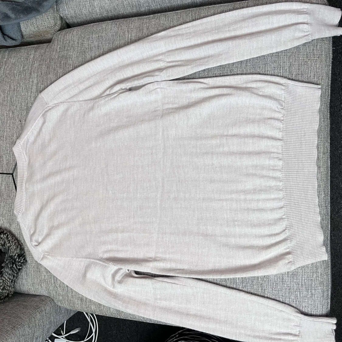 Ljusbeige merinoulltröja J.Lindeberg - 1