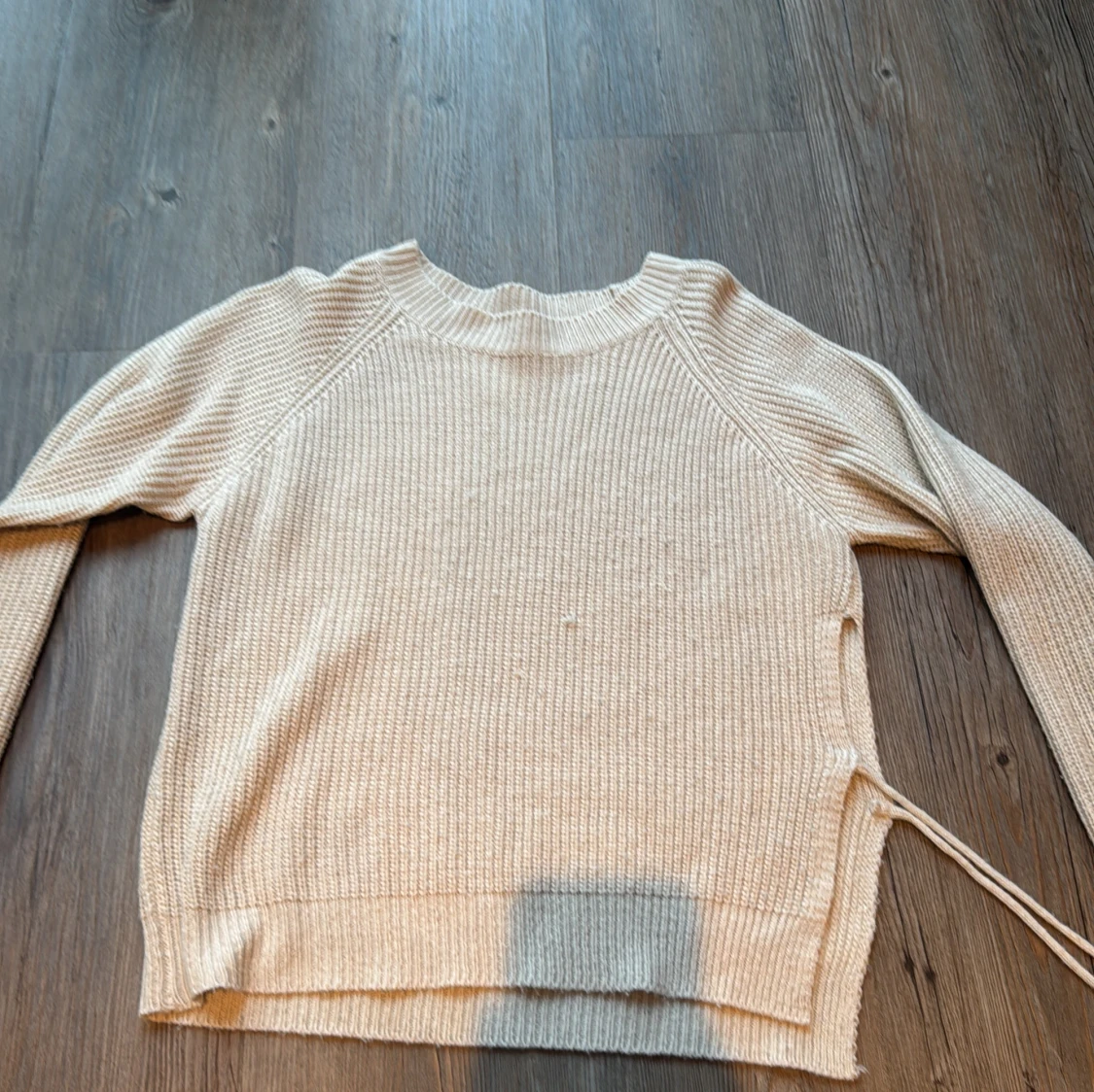 Beige stickad tröja från SHEIN