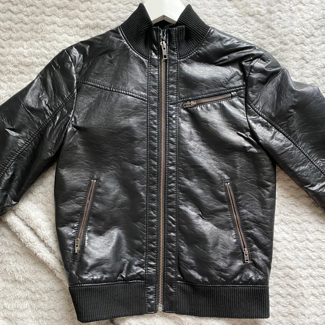 Svart tight skinnjacka  - 2