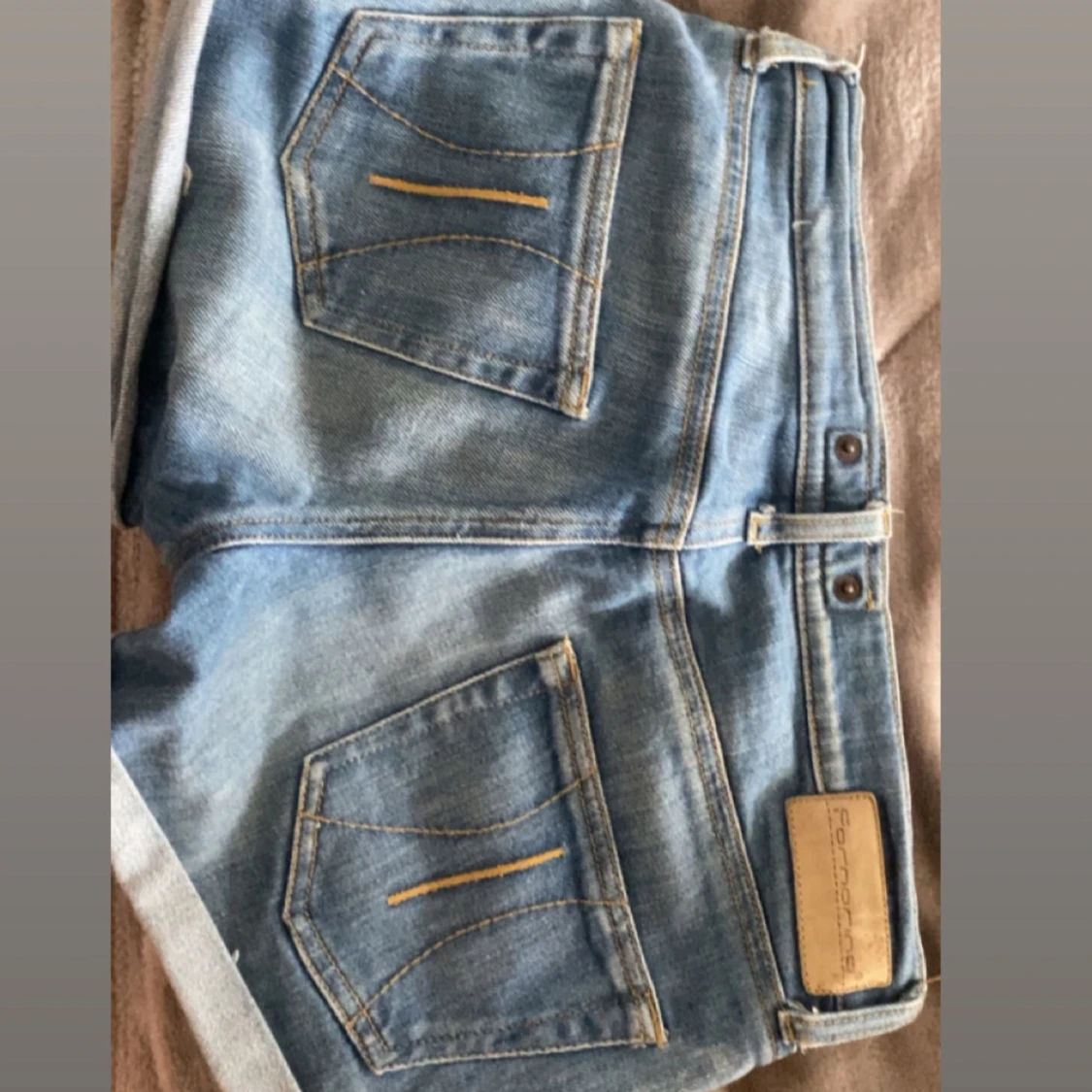 Blå jeansshorts från Fornarina - 1