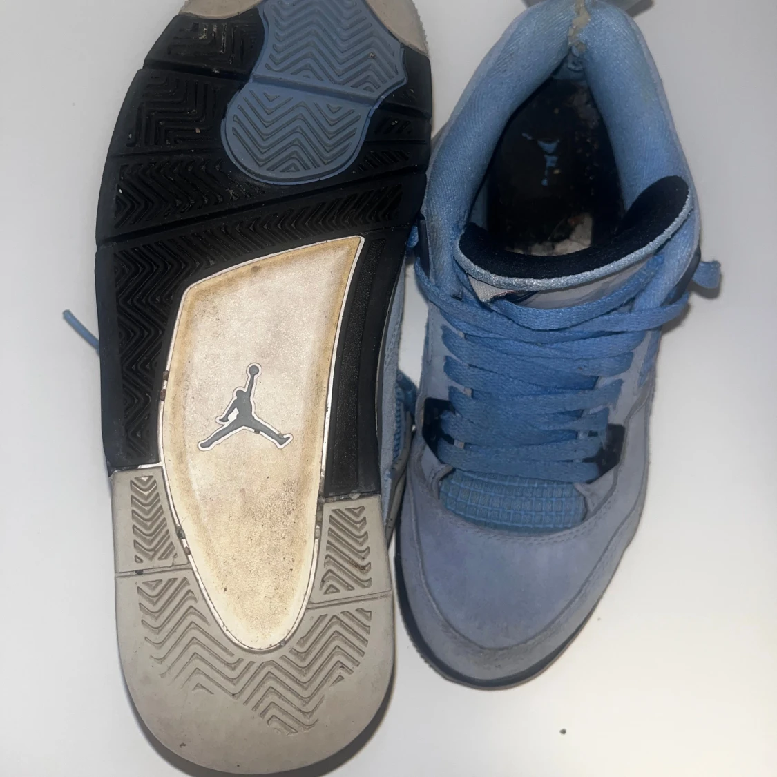 University Blue Nike Air Jordan 4s - 3