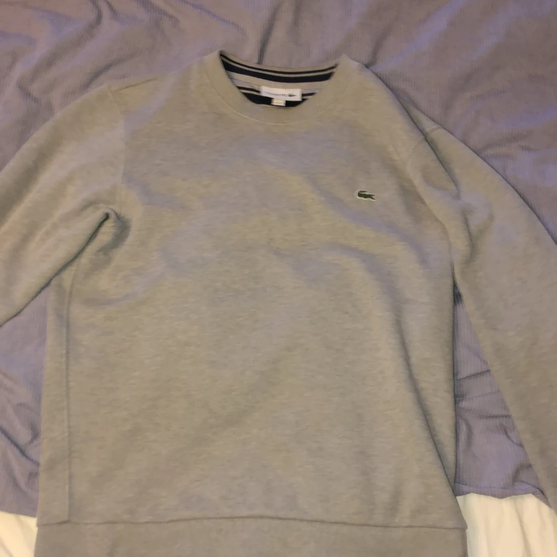 Grå sweatshirt från Lacoste