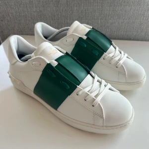 Valentino Skor stl. 46 - Säljer nu dessa schyssta gröna Valentino skor i storlek 46. Skorna är kopior men utav väldigt bra kvalitet. Skorna är aldrig använda och kommer i kartong med diverse tillbehör.  Skorna kan även passa dig som har storlek 47 då läder kan töjas.  Kan fraktas eller erbjuda utkörning runt om Göteborg mot liten extra kostnad.  Priset är ej hugget i sten, vid snabb och smidig affär kan det diskuteras.