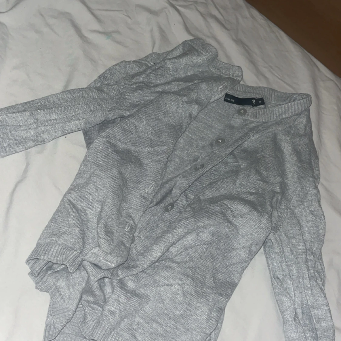 Grå kofta från 157 med knappar - 2