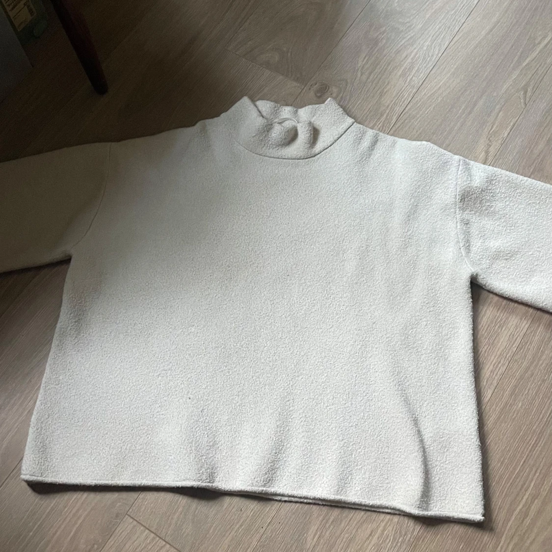 Beige polotröja i frotté - 2