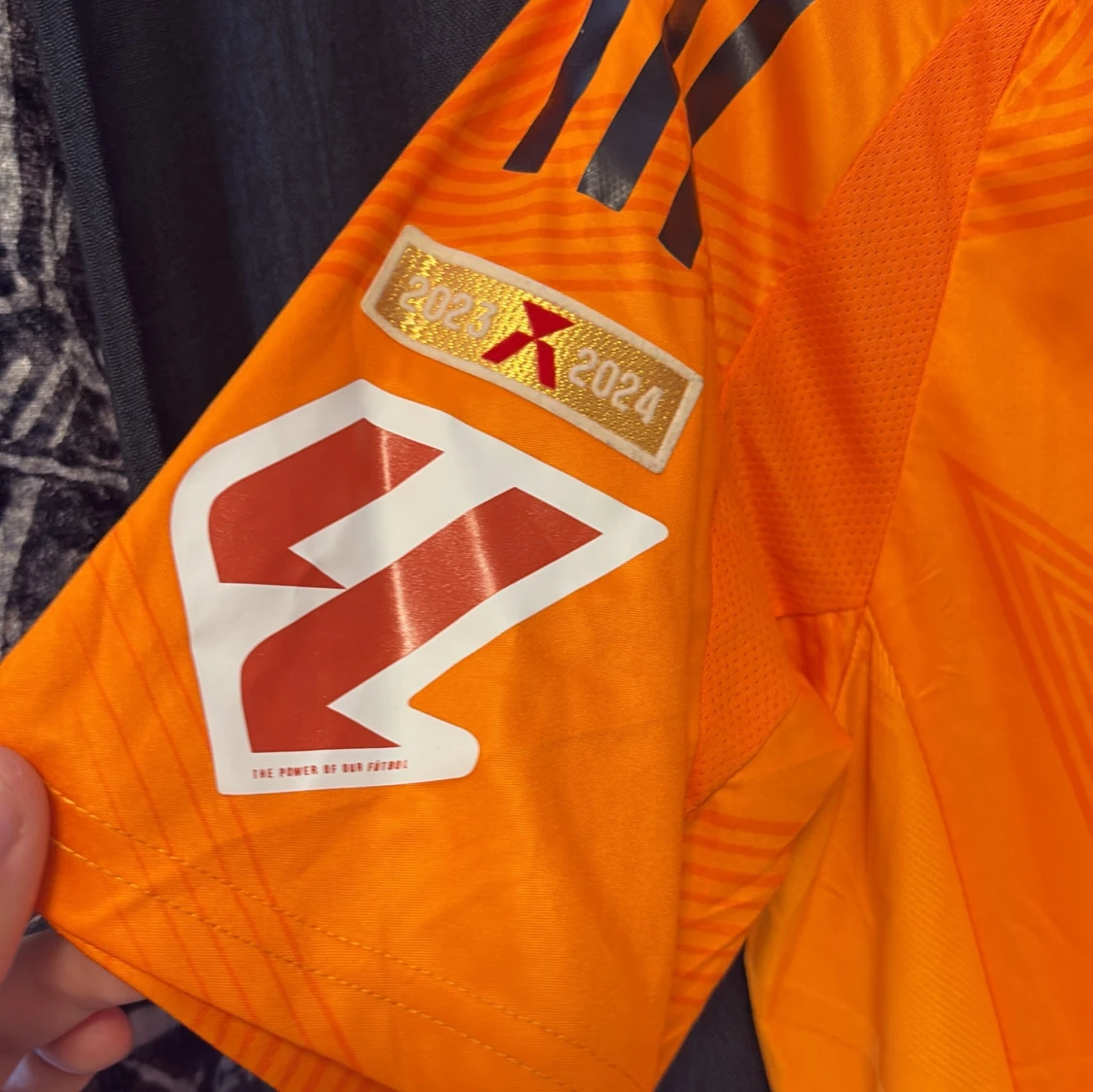 Real Madrid orange målvaktströja Adidas - 2