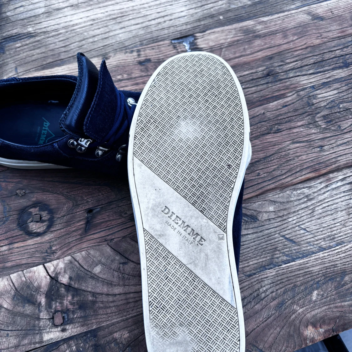 Mörkblå mockasneakers från Diemme - 2