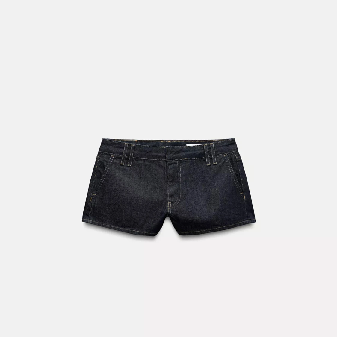 Mörkblå jeansshorts från Zara - 2