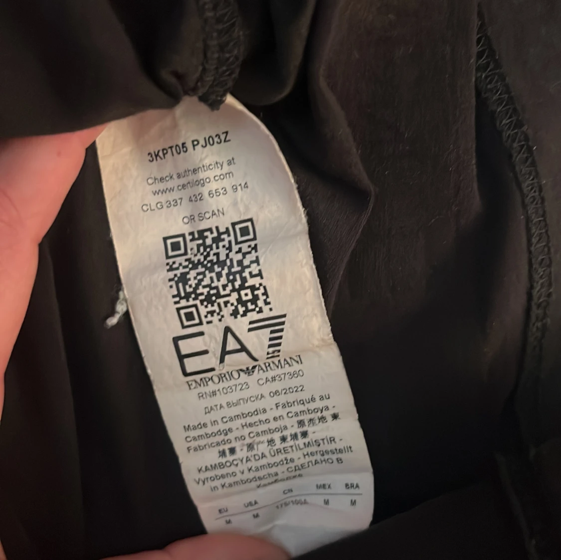 Svart EA7 Emporio Armani t-shirt - 2