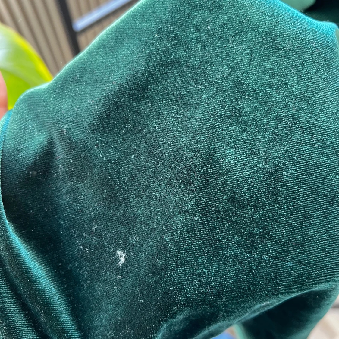 Mörkgrön sammetsklänning Bik Bok - 3