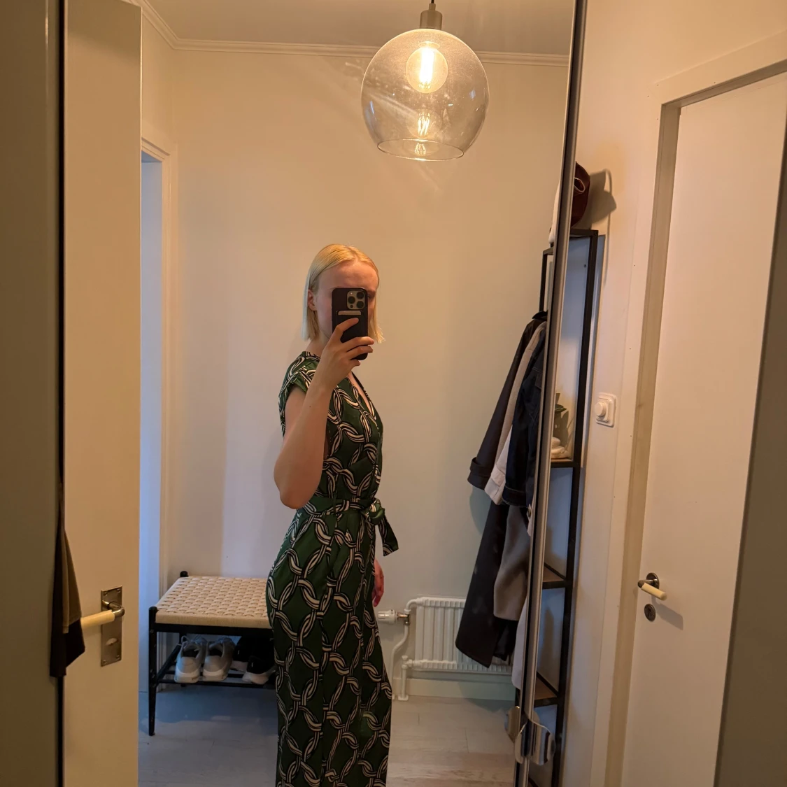 Grön Mönstrad Byxdress från MNG med mönster - 1