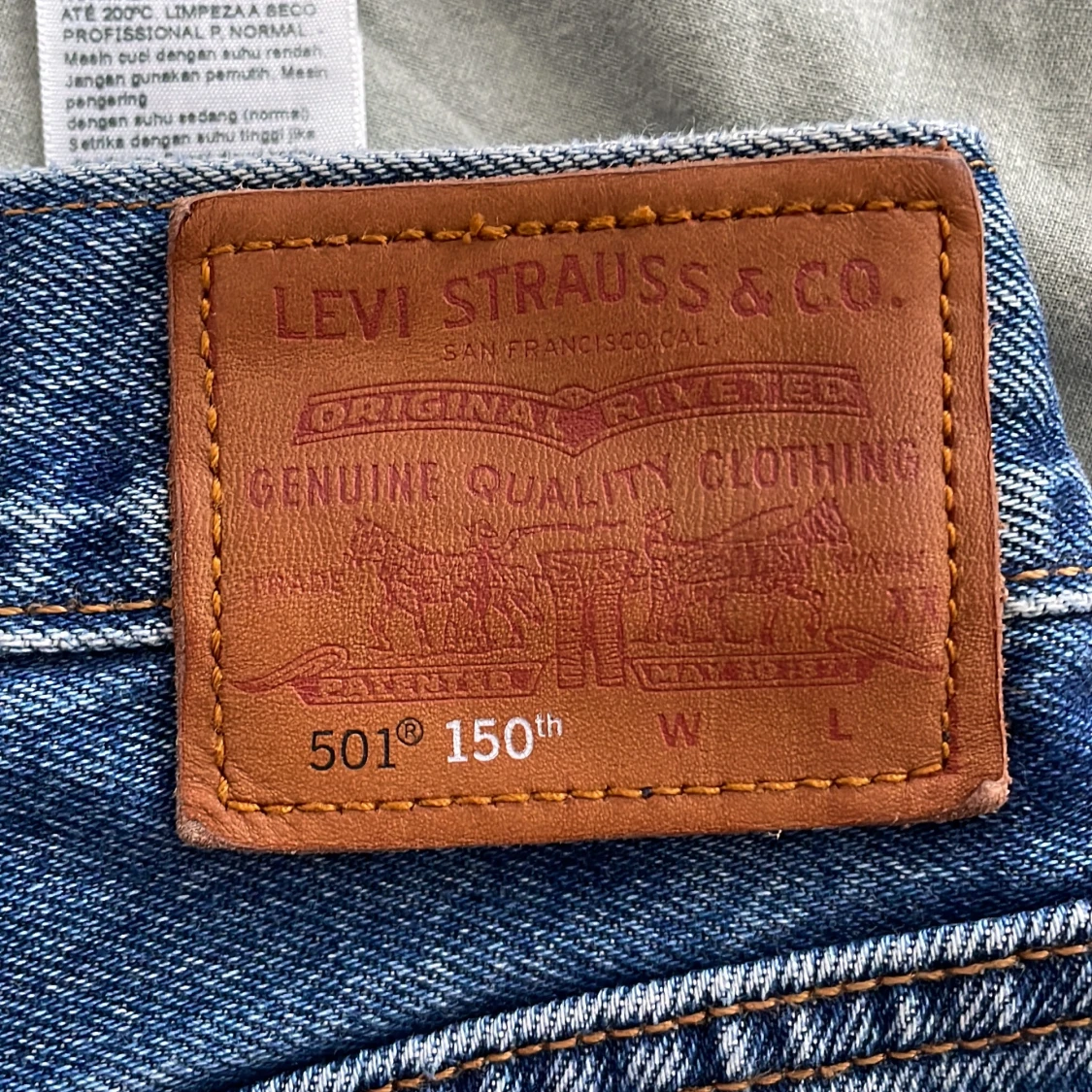 Levi's 501 blå jeans W30 L30 - 2
