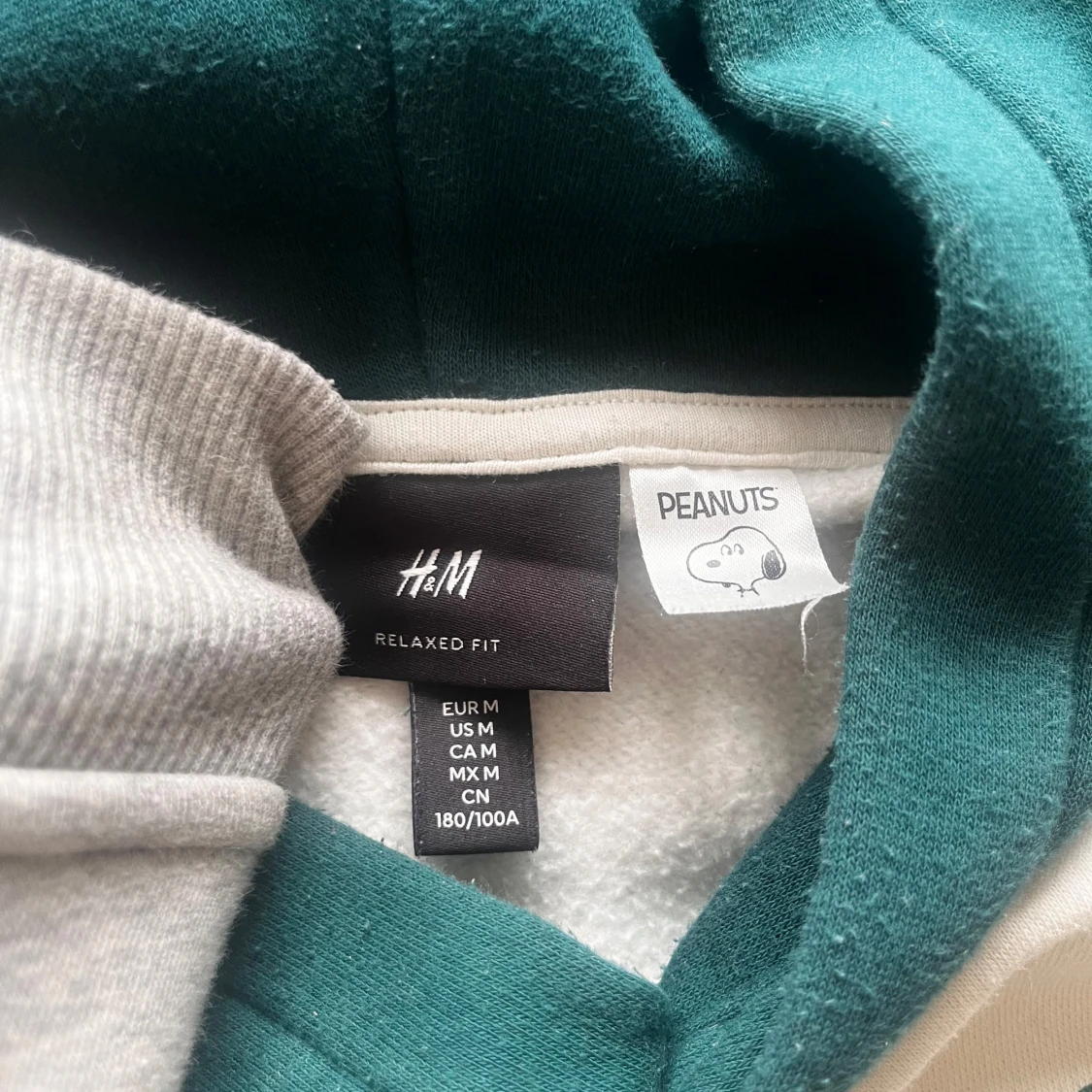 H&M Peanuts hoodie med tryck, M - 2