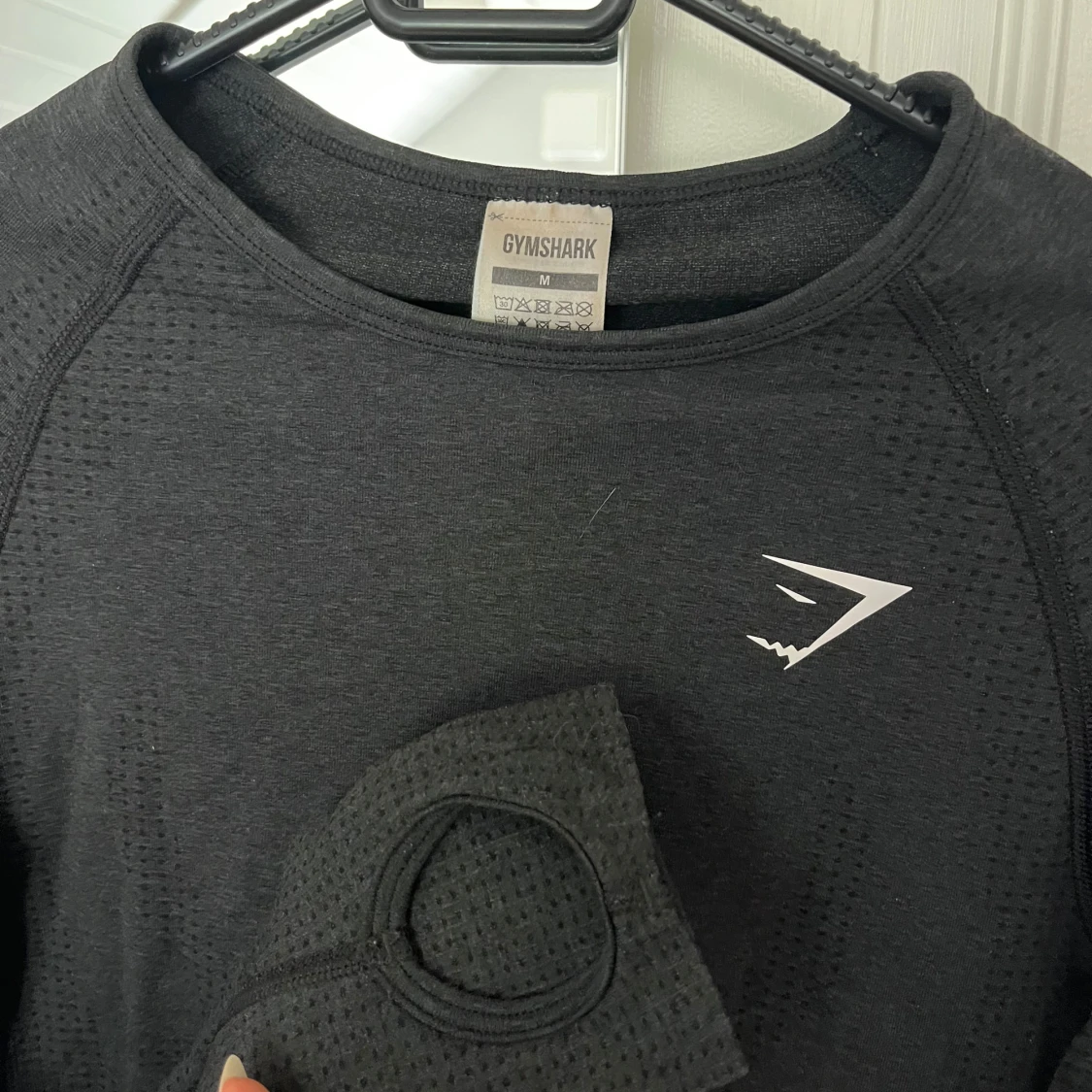 Svart långärmad träningströja Gymshark - 1