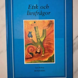 Etik och livsfrågor - En bok med färgstark omslagsbild som tar upp etik och livsfrågor. Perfekt för dig som vill utforska tankar om moral, värderingar och livets stora frågor. Passar både till studier och personlig utveckling.