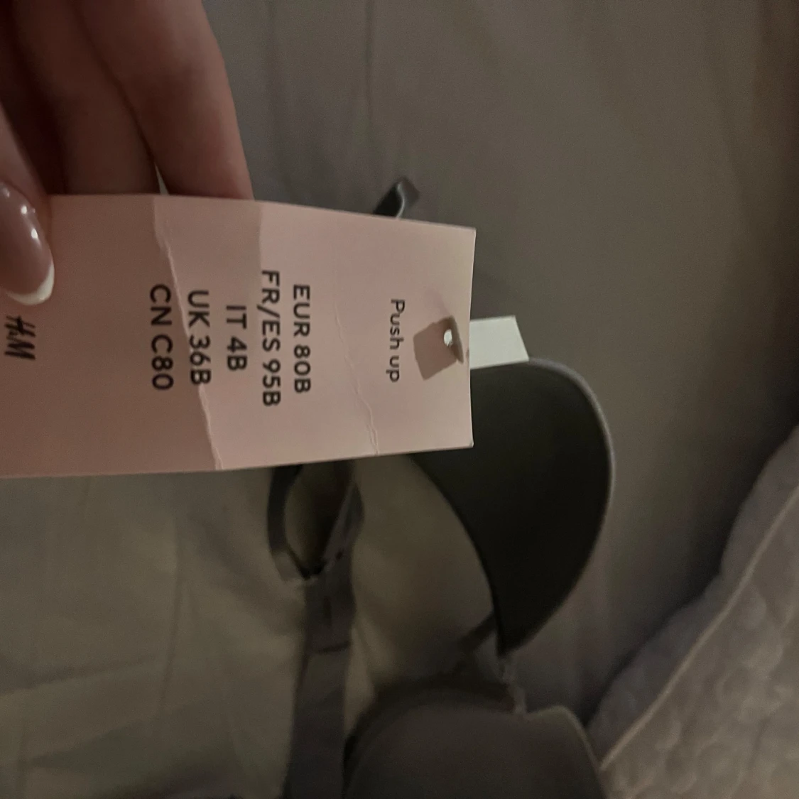 Grå push up bh från H&M - 2