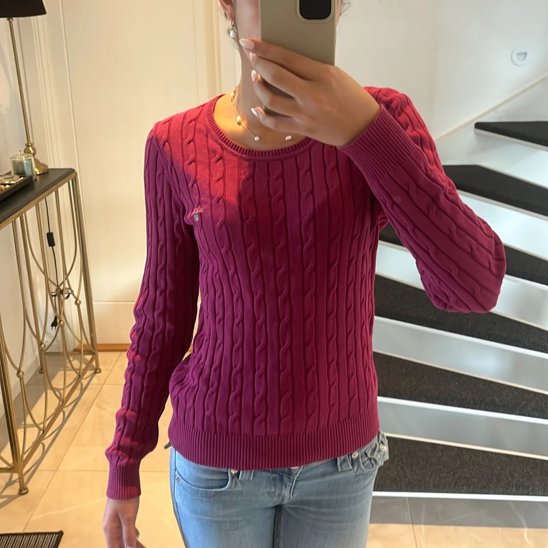 Vinröd GANT Tröja - 90