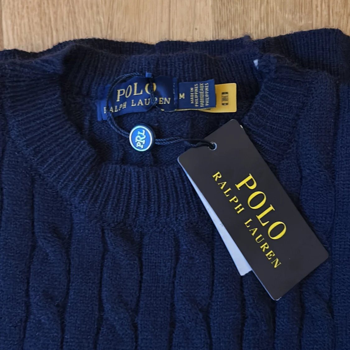 Mörkblå stickad tröja Polo Ralph Lauren - 2