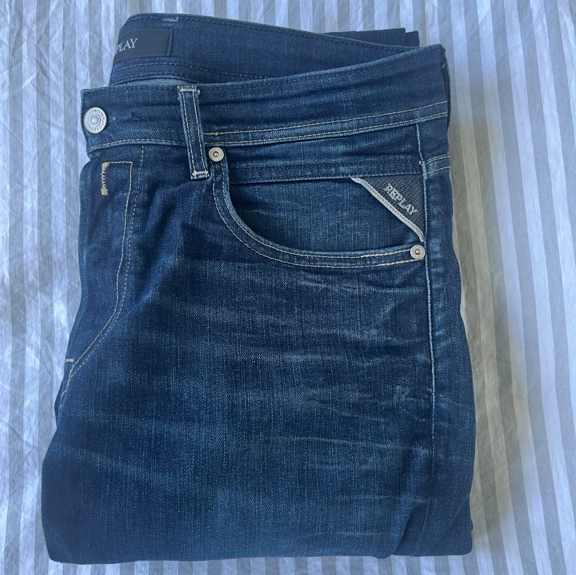 Replay Grover jeans mörkblå  - 1