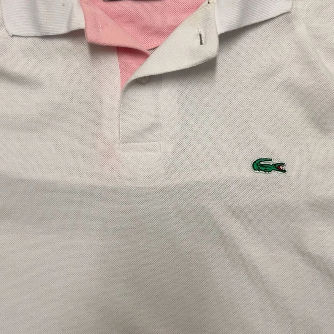 Vit pikétröja från Lacoste - 2