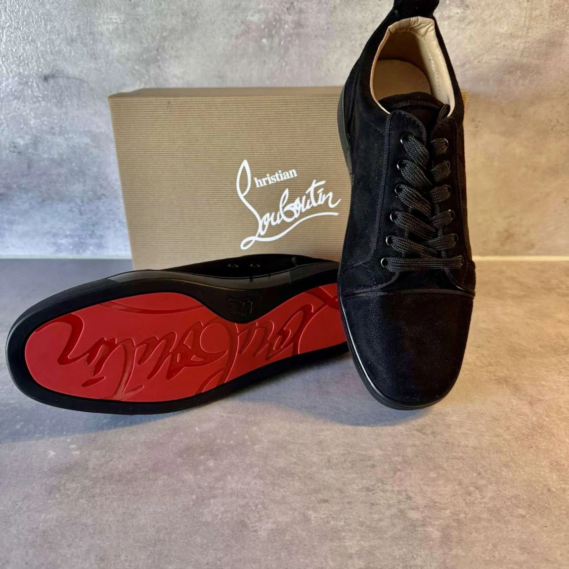 Svarta sneakers från Christian Louboutin - 3