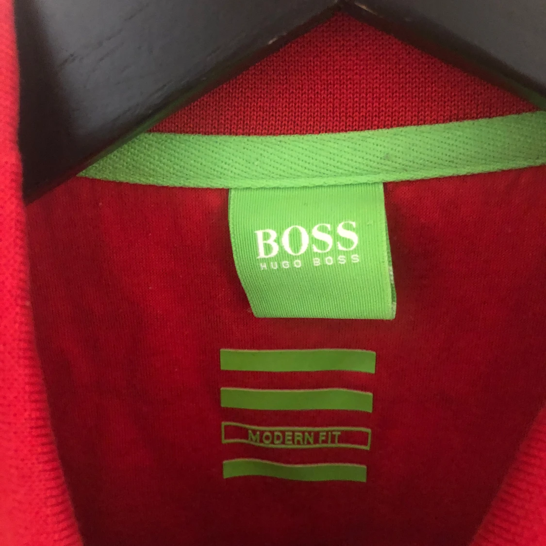 Hugo Boss- Pikétröja, flerfärgad, randig - 2