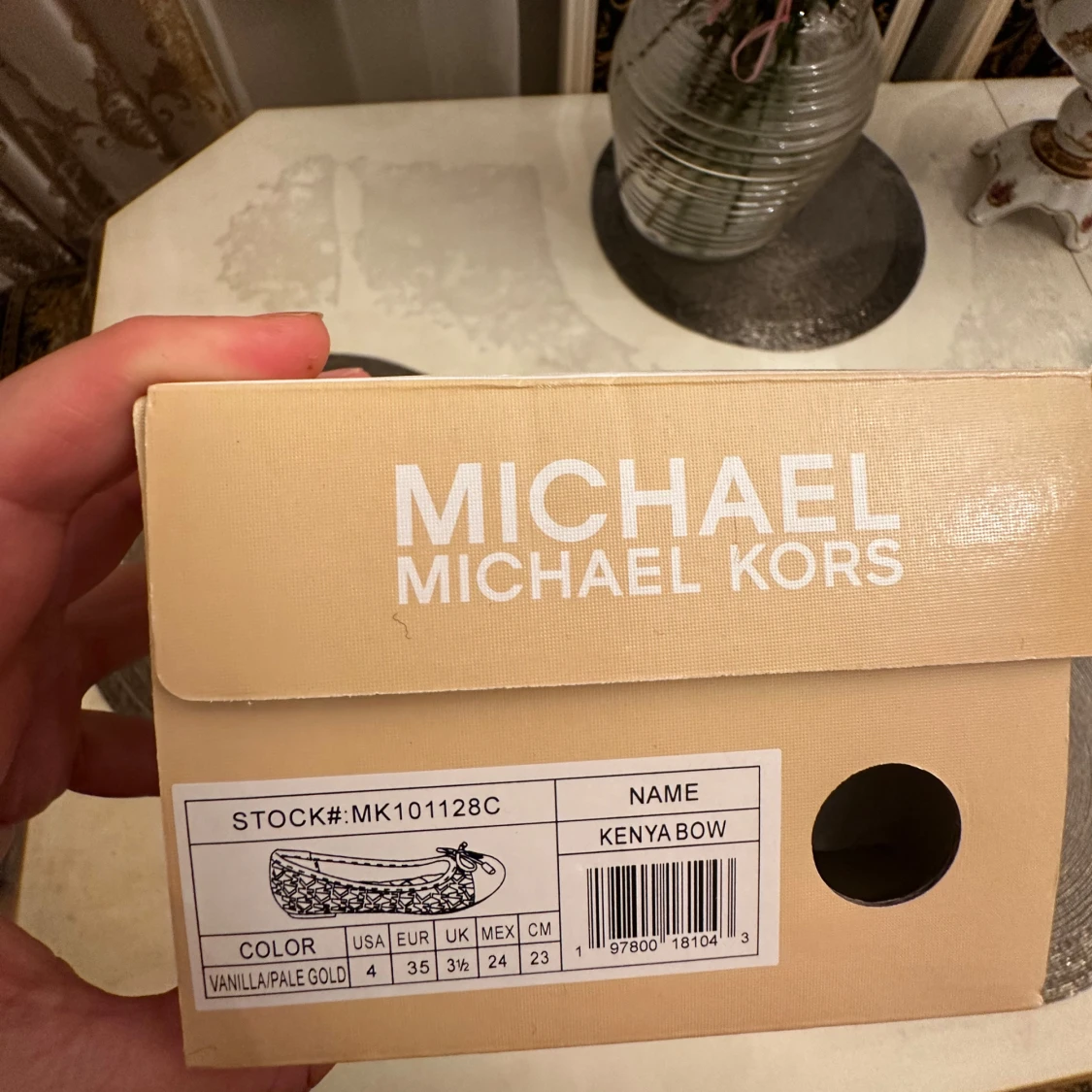 Michael Kors ballerinaskor med rosett och hjärtdetalj - 3