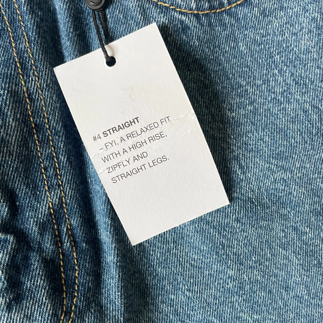Nya Blå raka jeans  - 1