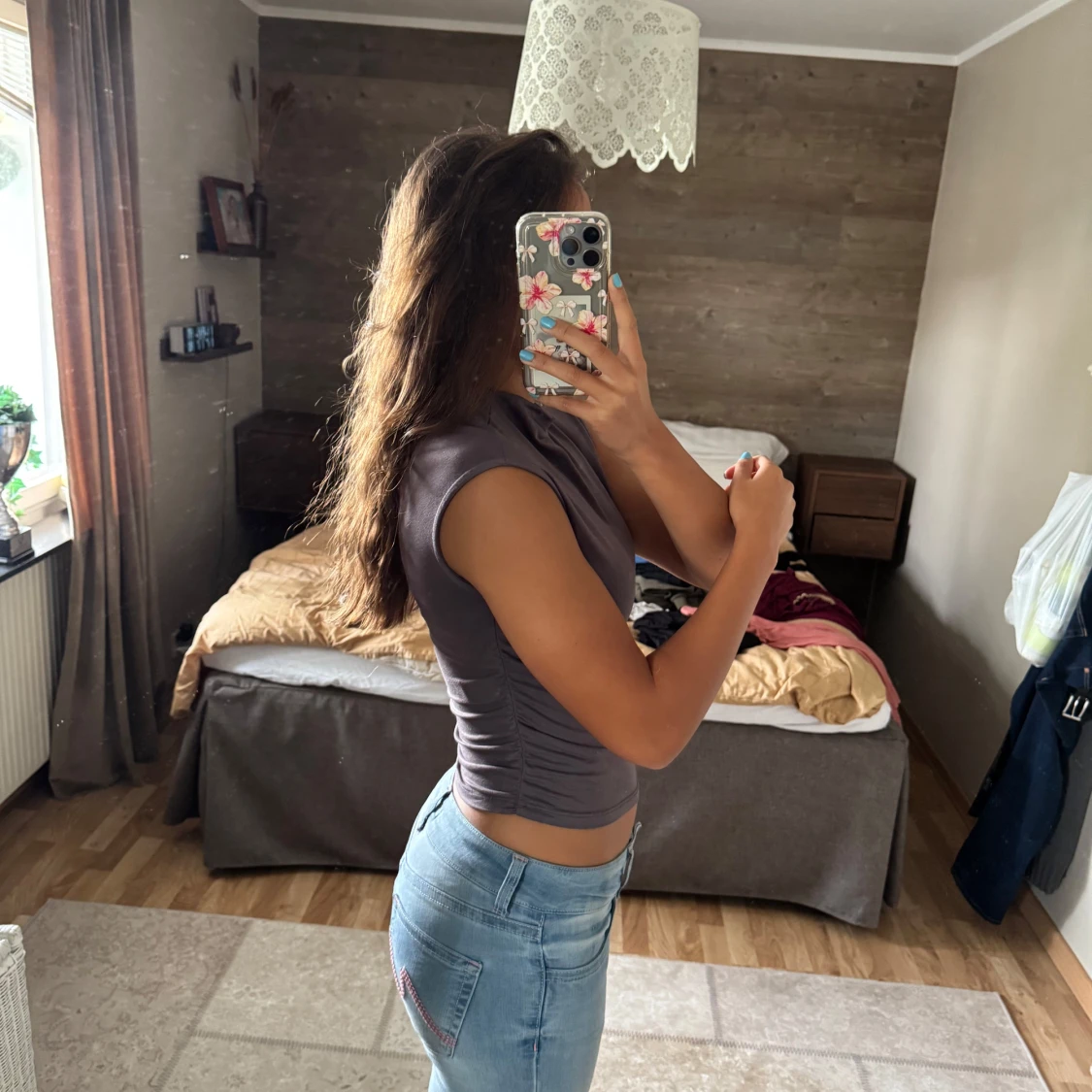 Mörkgrå polotopp från Stradivarius - 2