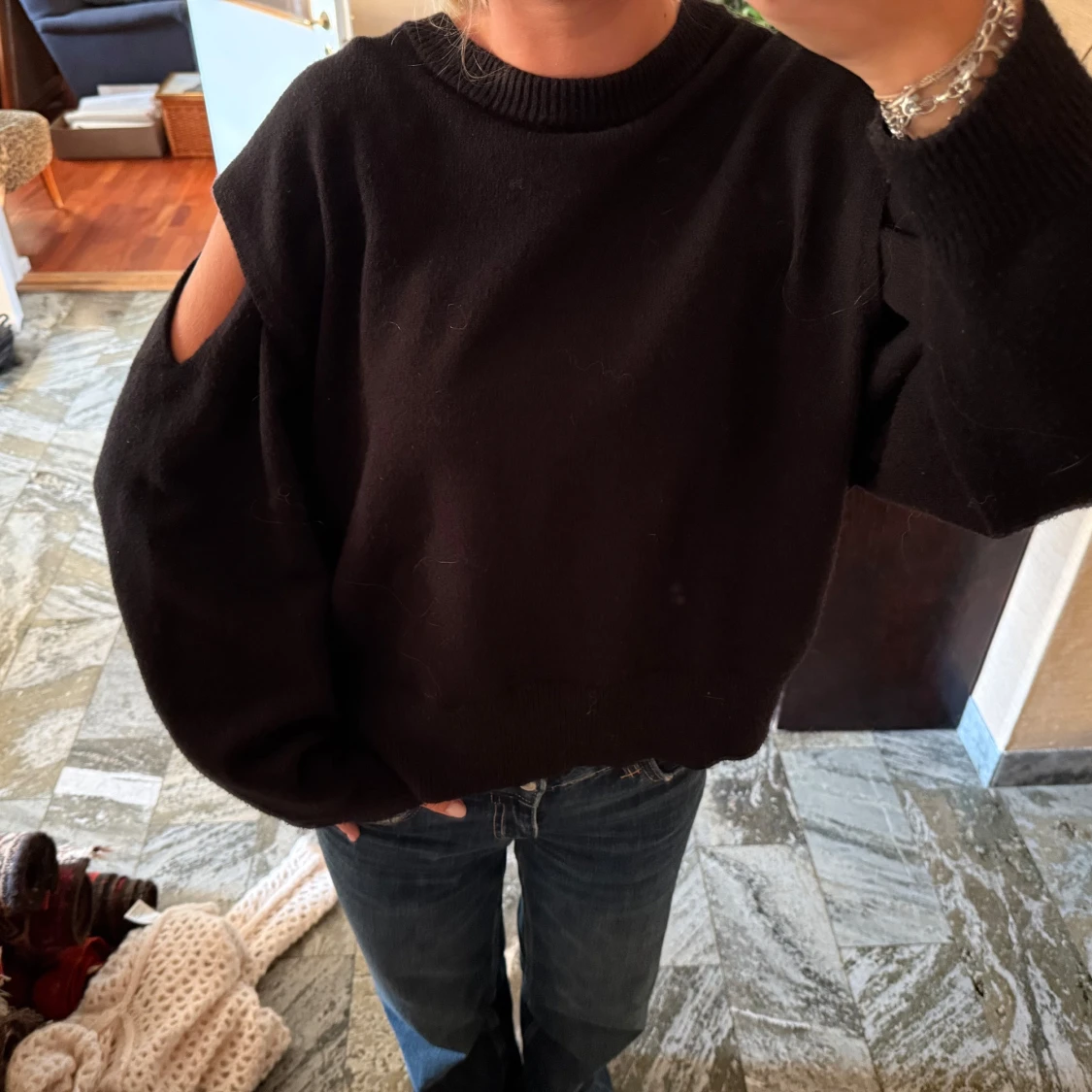 Cool stickad tröja - 1