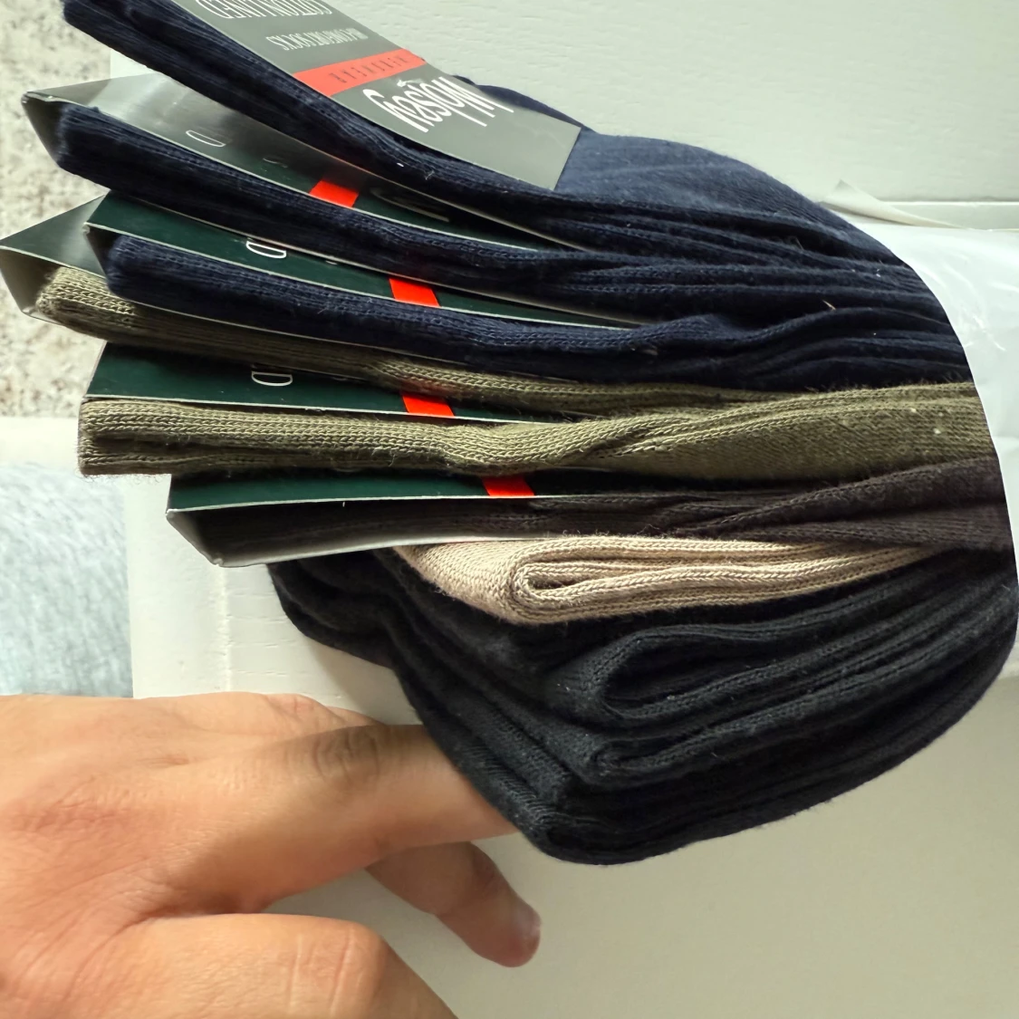 Wolsey bomullsstrumpor i mixade färger 12 pack - 2