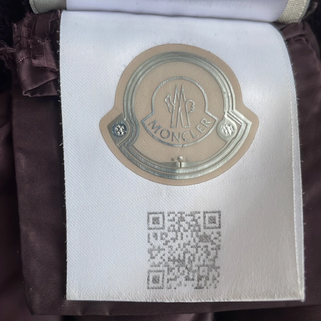 Vinröd Moncler cardigan med dragkedja - 3