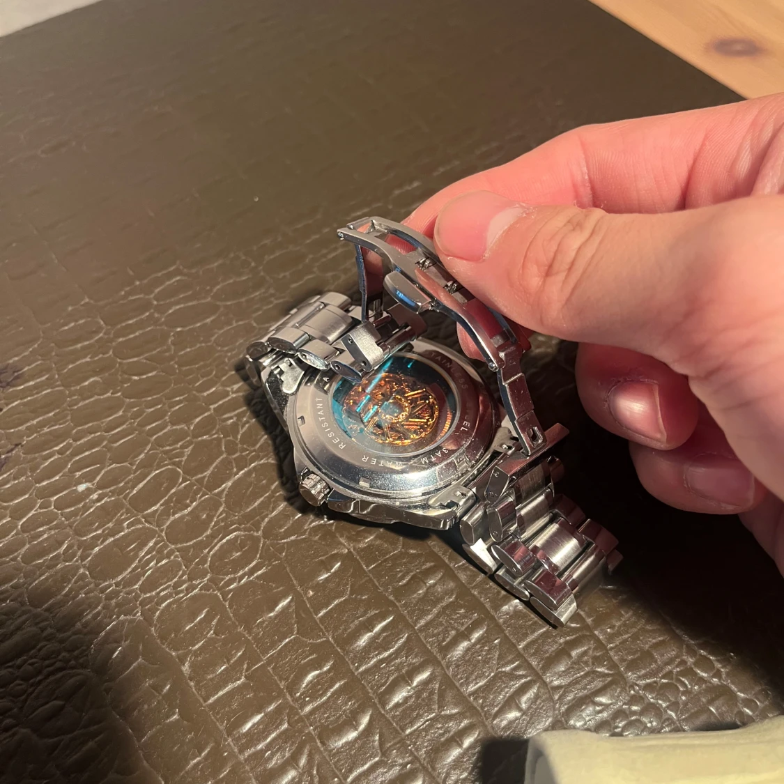 Automatisk klocka från Glenaw i silver - 2