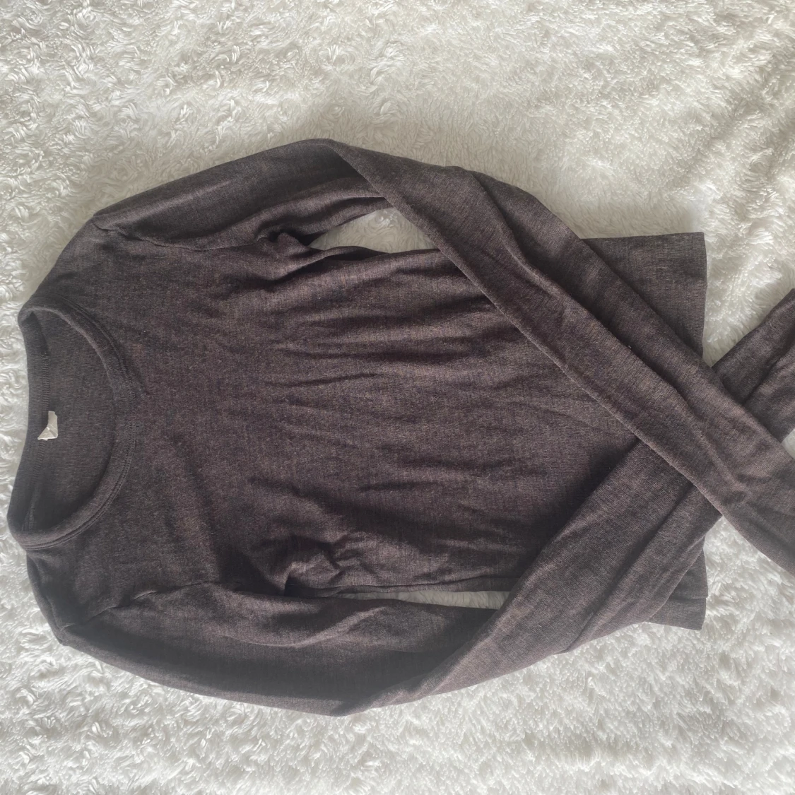 Brun långärmad tröja