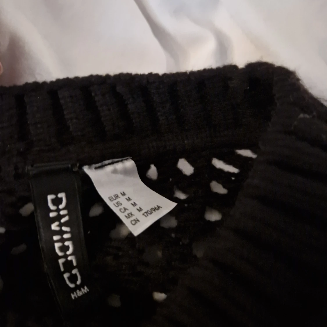 Svart stickad tröja Divided H&M - 1