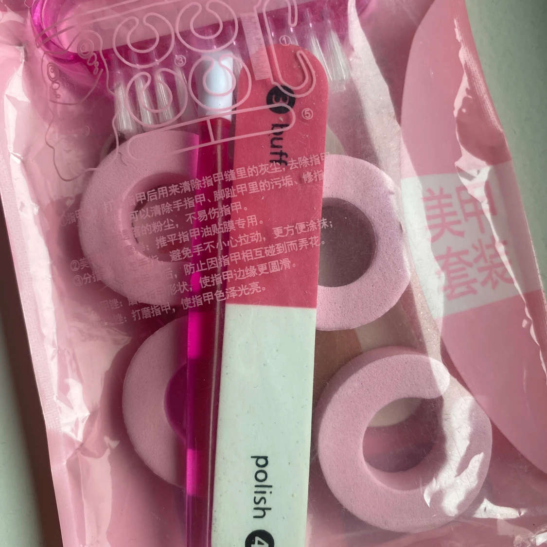 Simply Basic rosa nagelvårdsset - 1