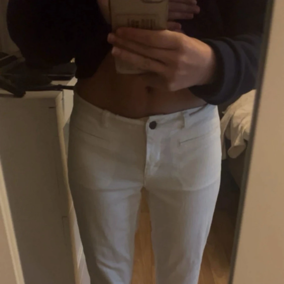 Vita bootcut-byxor från Madeleine