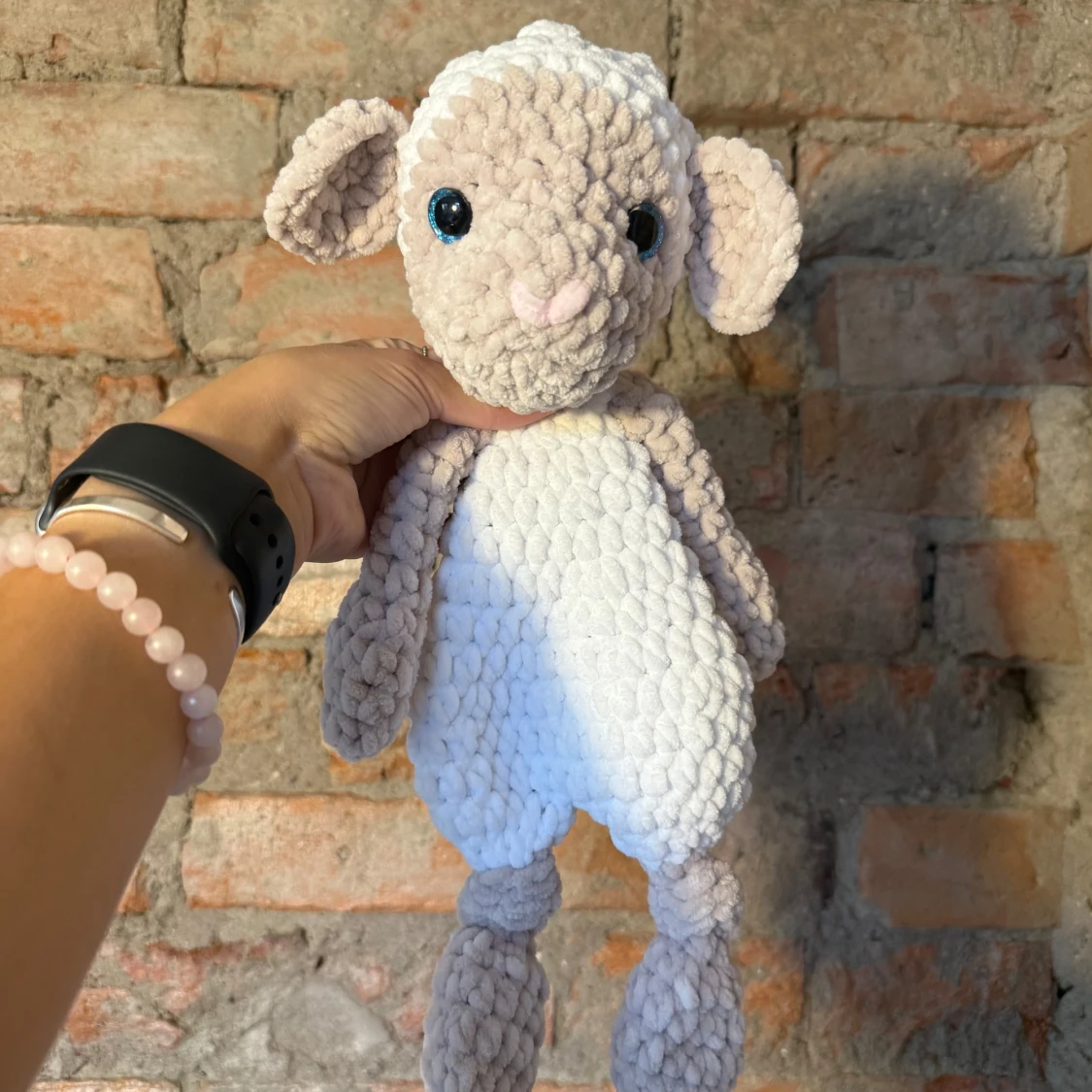 Lammsnutte vit & beige