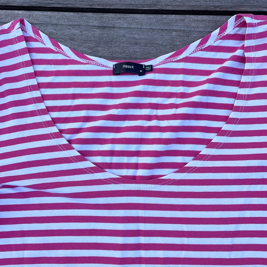 Randig topp från Filippa K rosa/vit - 4