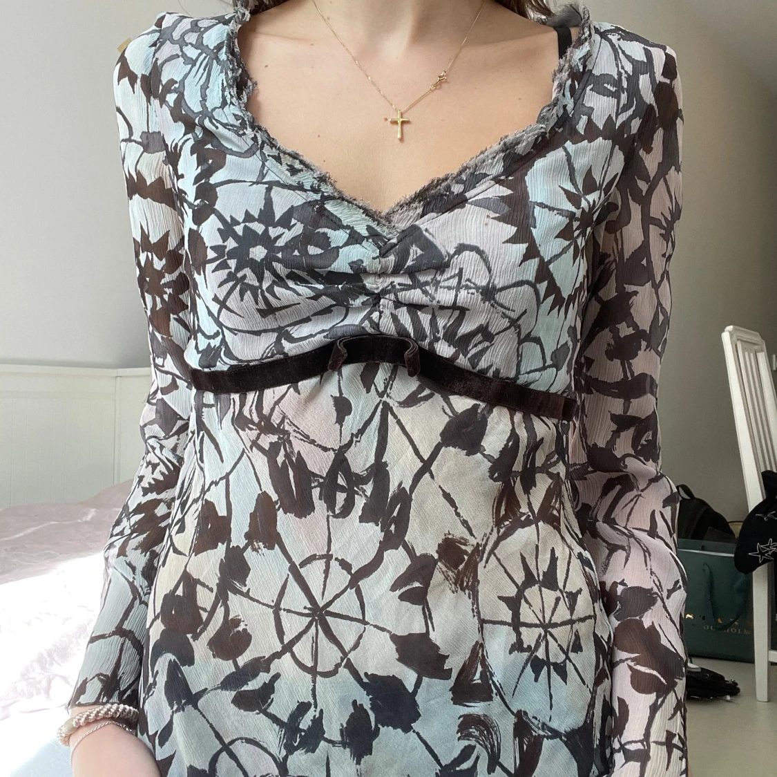 Vintage sheer top - 1