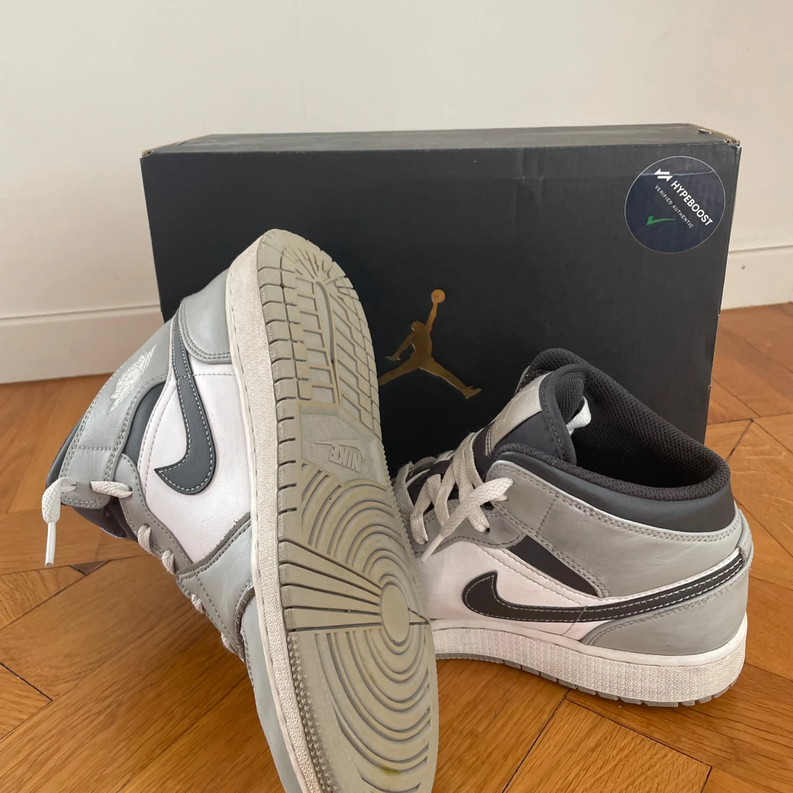 Nike Air Jordans 1 mid smoke grey - 3