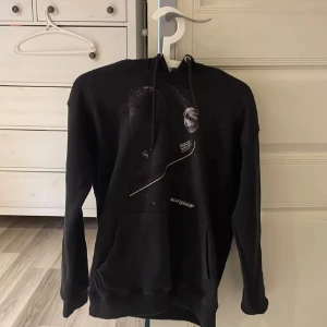 Svart hoodie från Blinglucid - Säljer en svart hoodie från Blinglucid med ett coolt tryck av en bil på framsidan. Nypris 599 men går inte att köpa längre. Passar folk mellan 160-175