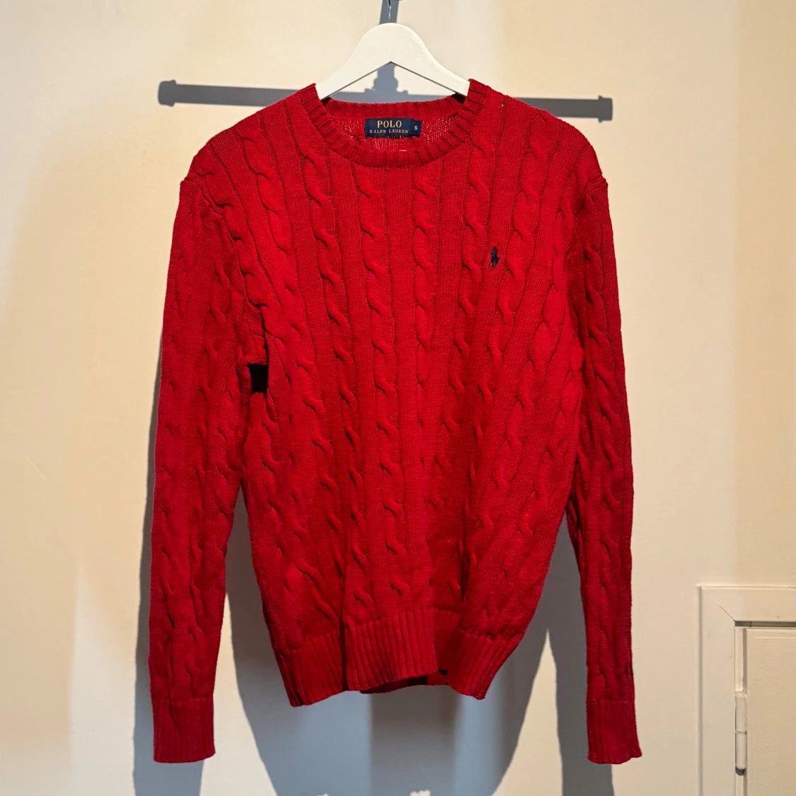 Röd stickad tröja från Polo Ralph Lauren - 1