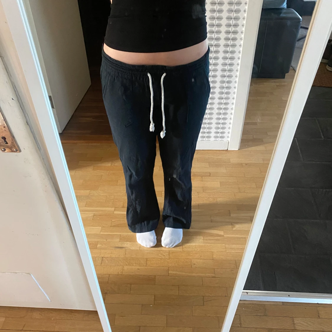 Svarta linnebyxor från Roxy - 1