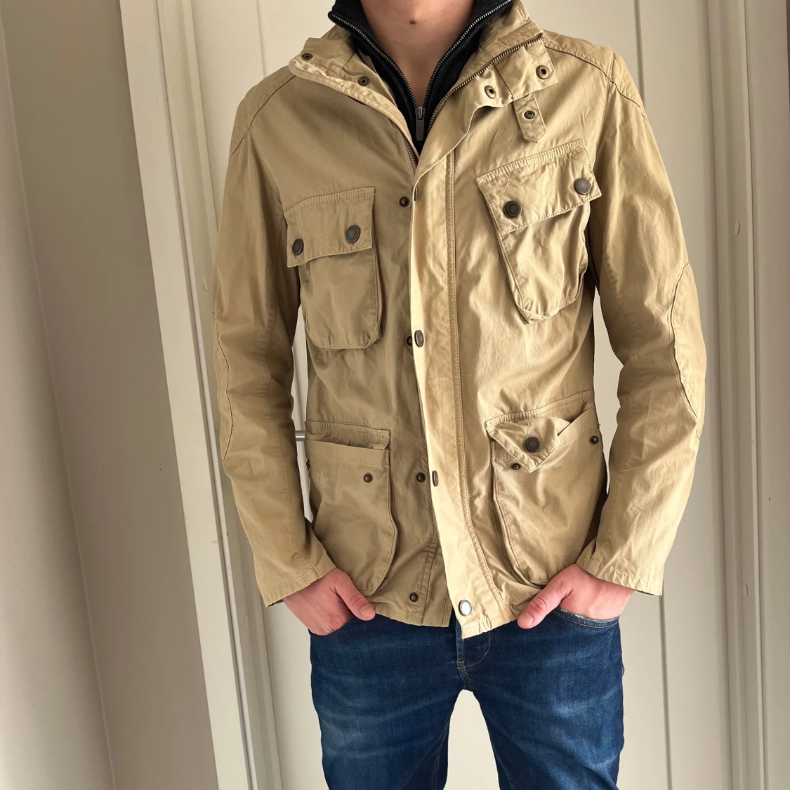 Beige jacka från Barbour