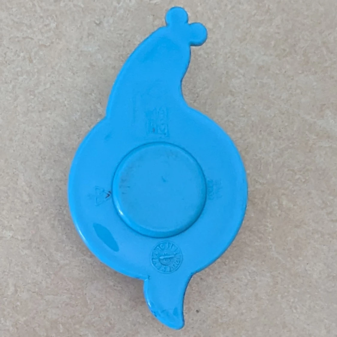 Blå snigel magnet med spiral - 3