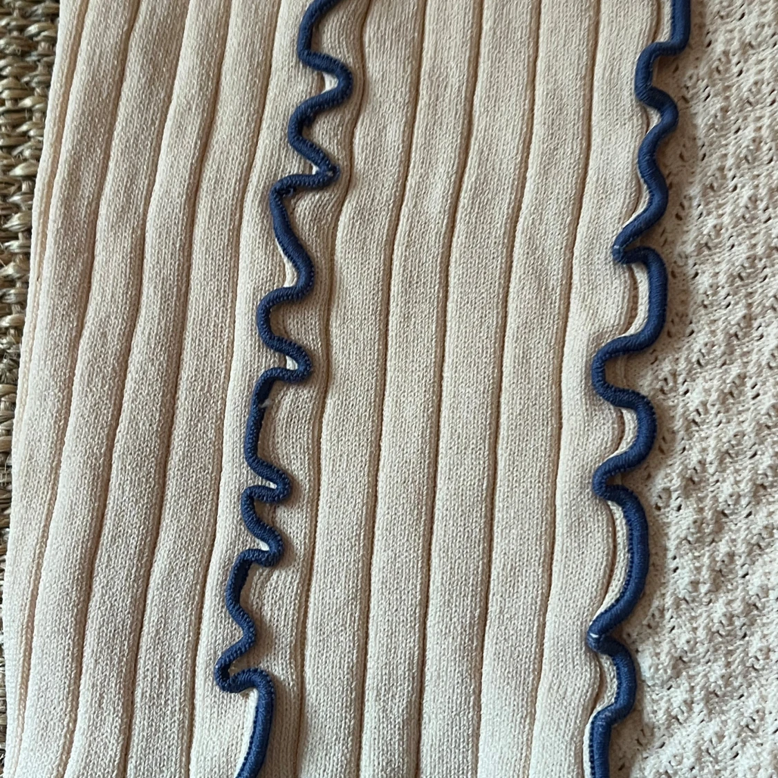 Beige stickad linnetopp från Cider - 3