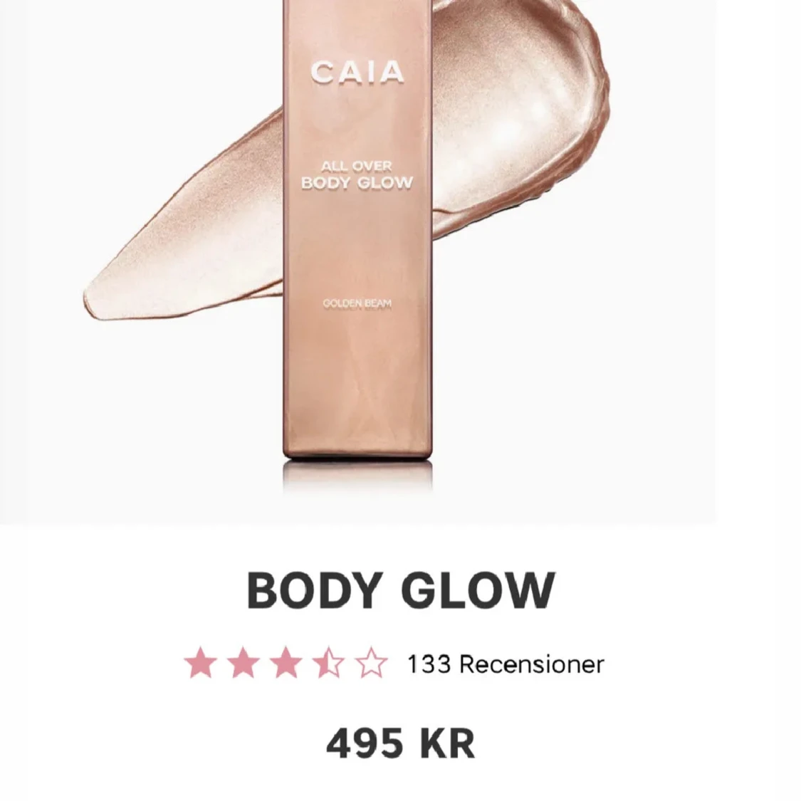 CAIA All Over Body Glow Golden Tan + borste - 3