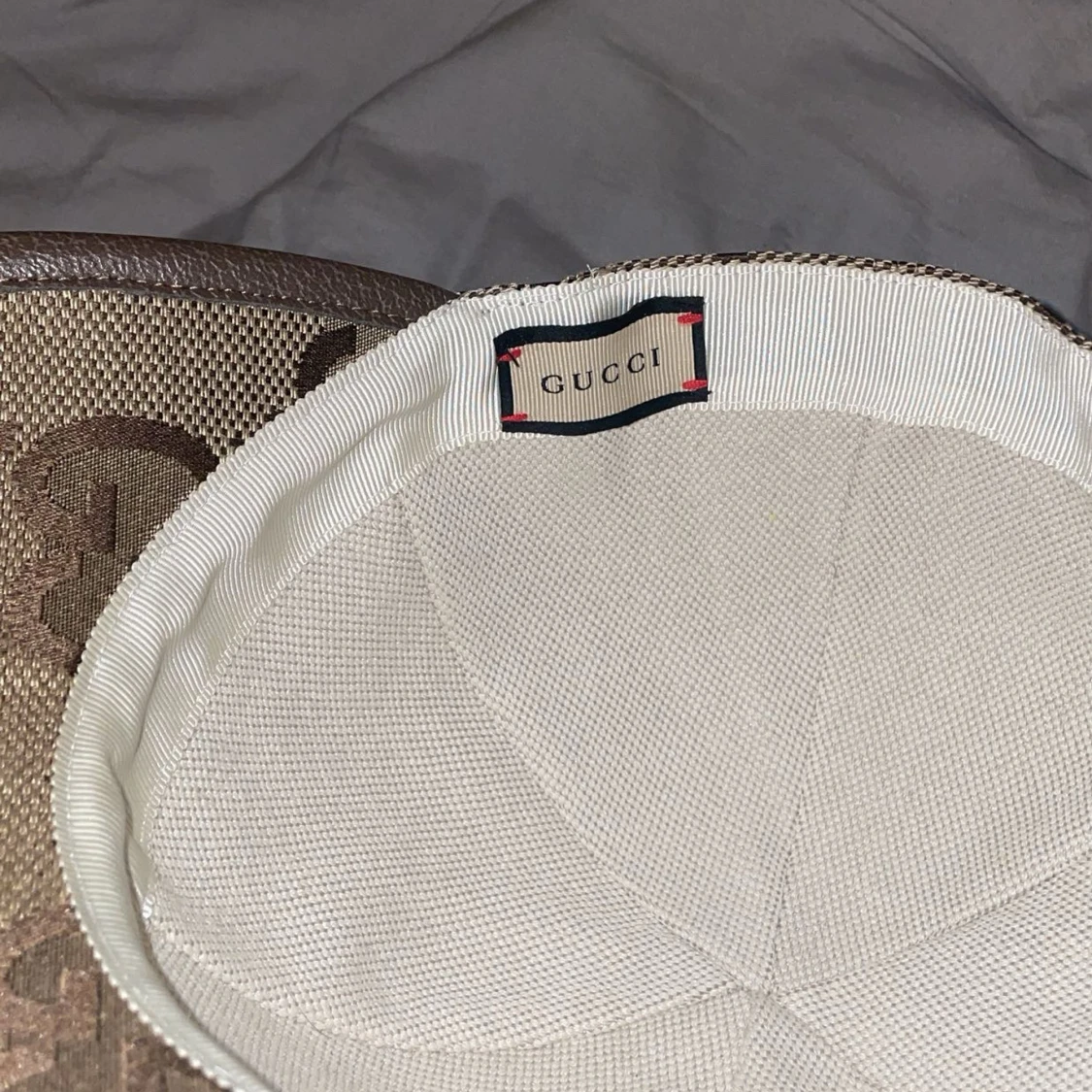 Beige Gucci Jumbo Keps - 2